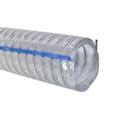 Tubo flexível de PVC reforçado com fio de aço